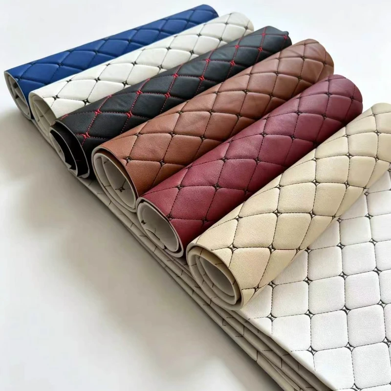 Embroidered Leather Materials